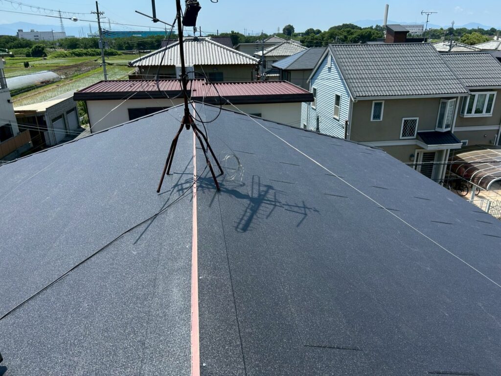 スーパーガルテクト施工状況